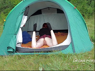brunette hidden cam outdoor